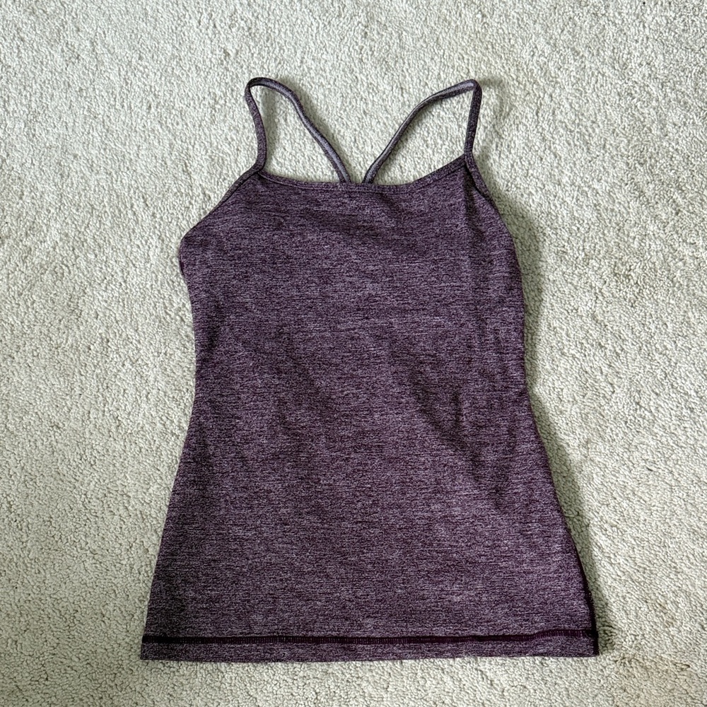 lululemon athletica Heathered Purple Camisole